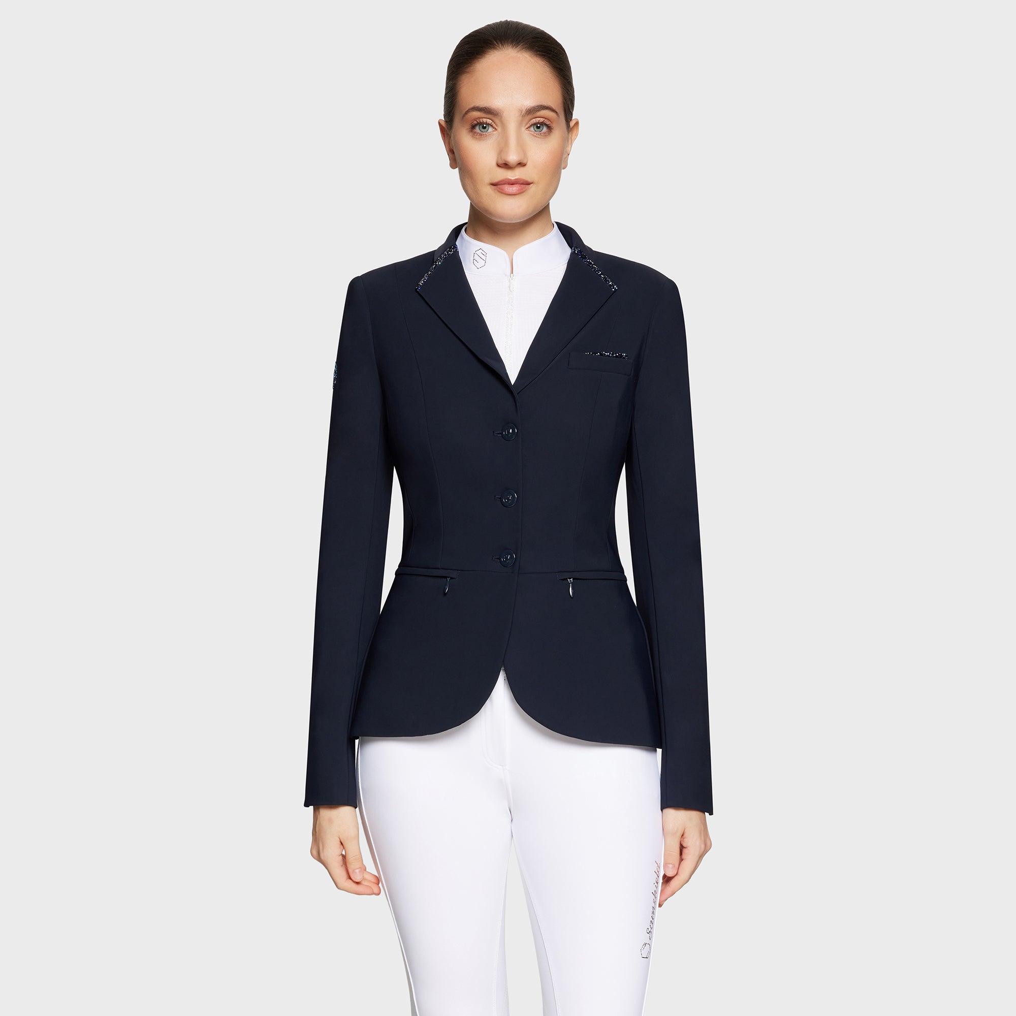 Ladies Victorine Premium Show Jacket | Navy Cosmic Nights