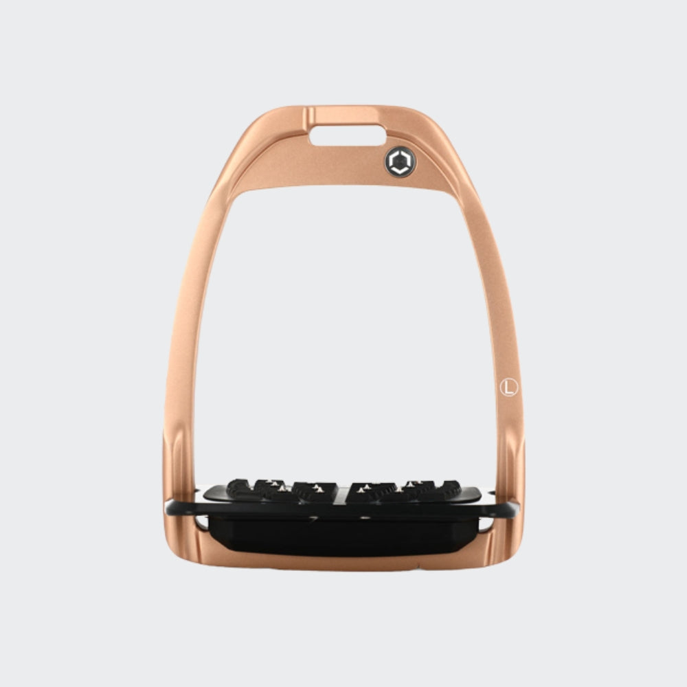 Hunter H Stirrups | Pink Gold