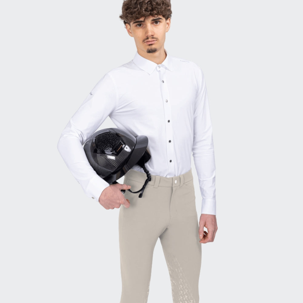 Mens Milo American Breeches | Knee Grip | Tan