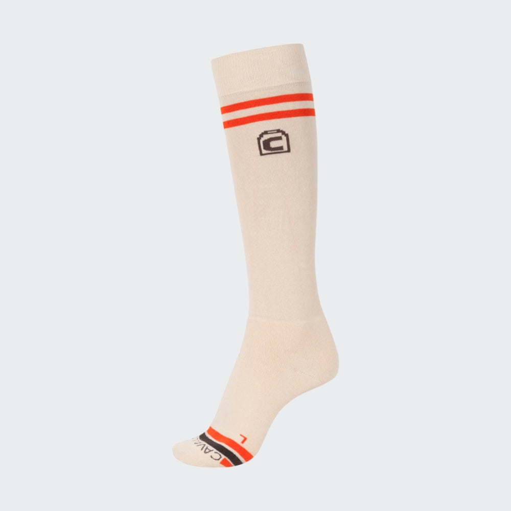 Ladies Cavalfleece Riding Socks | Ecru