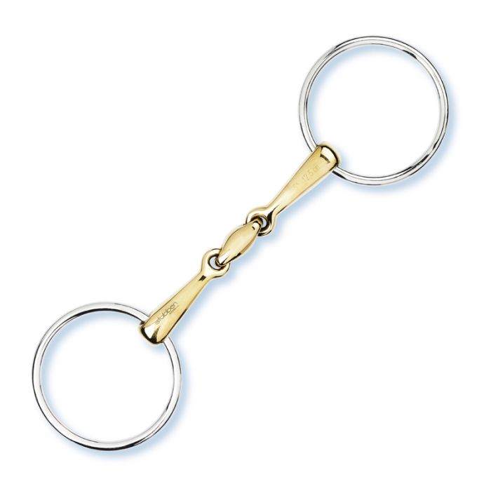 2222 Loose Ring Snaffle Double Broken 16mm