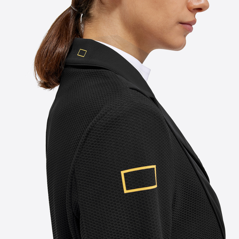 Ladies RG Italy Jersey & Mesh Riding Jacket - Black