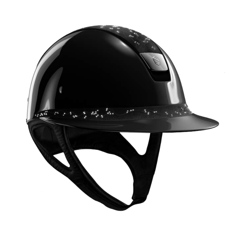 product shot image of the Custom Miss Shield Shadowglossy - Crystal Leaf Black