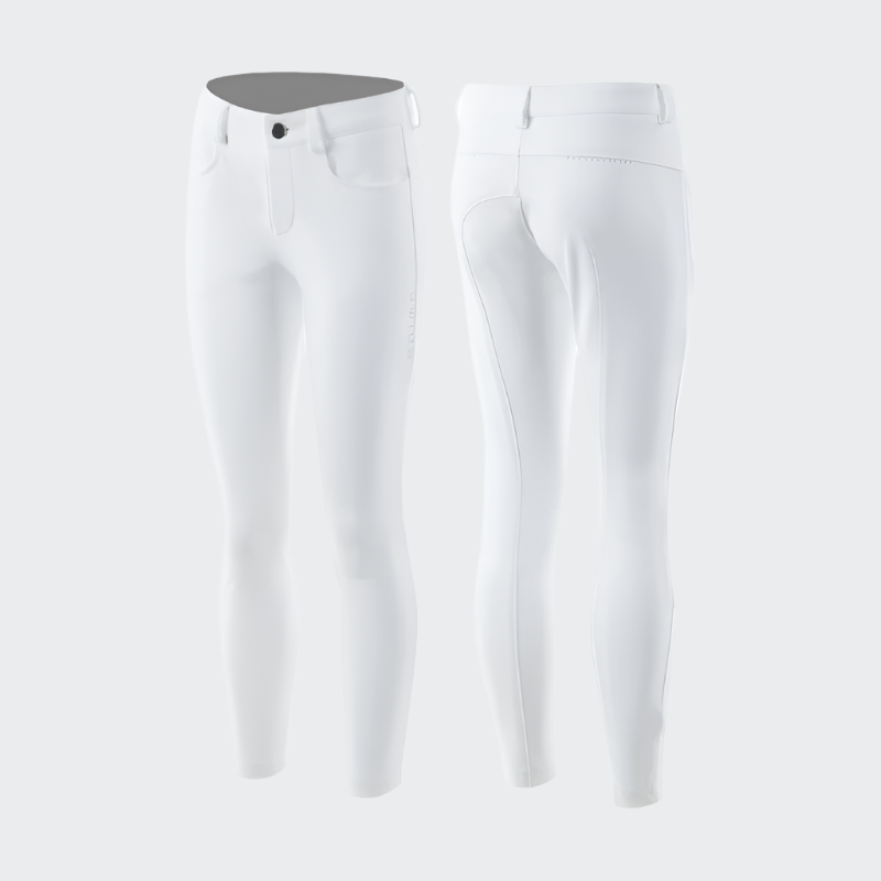 product shot image of the Girls Nazare Riding Breeches - White