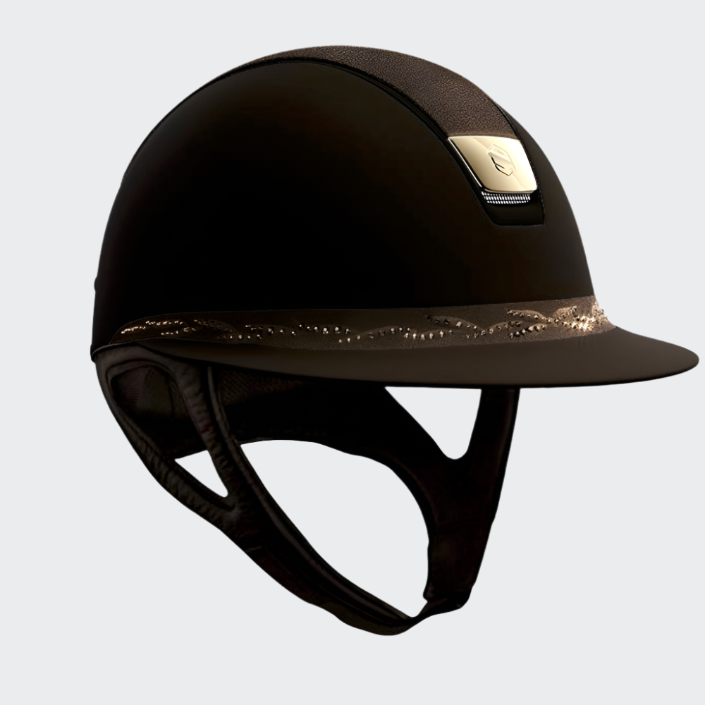 product shot image of the Custom Miss Shield Shadowmatt - Flower Swarovski Brown