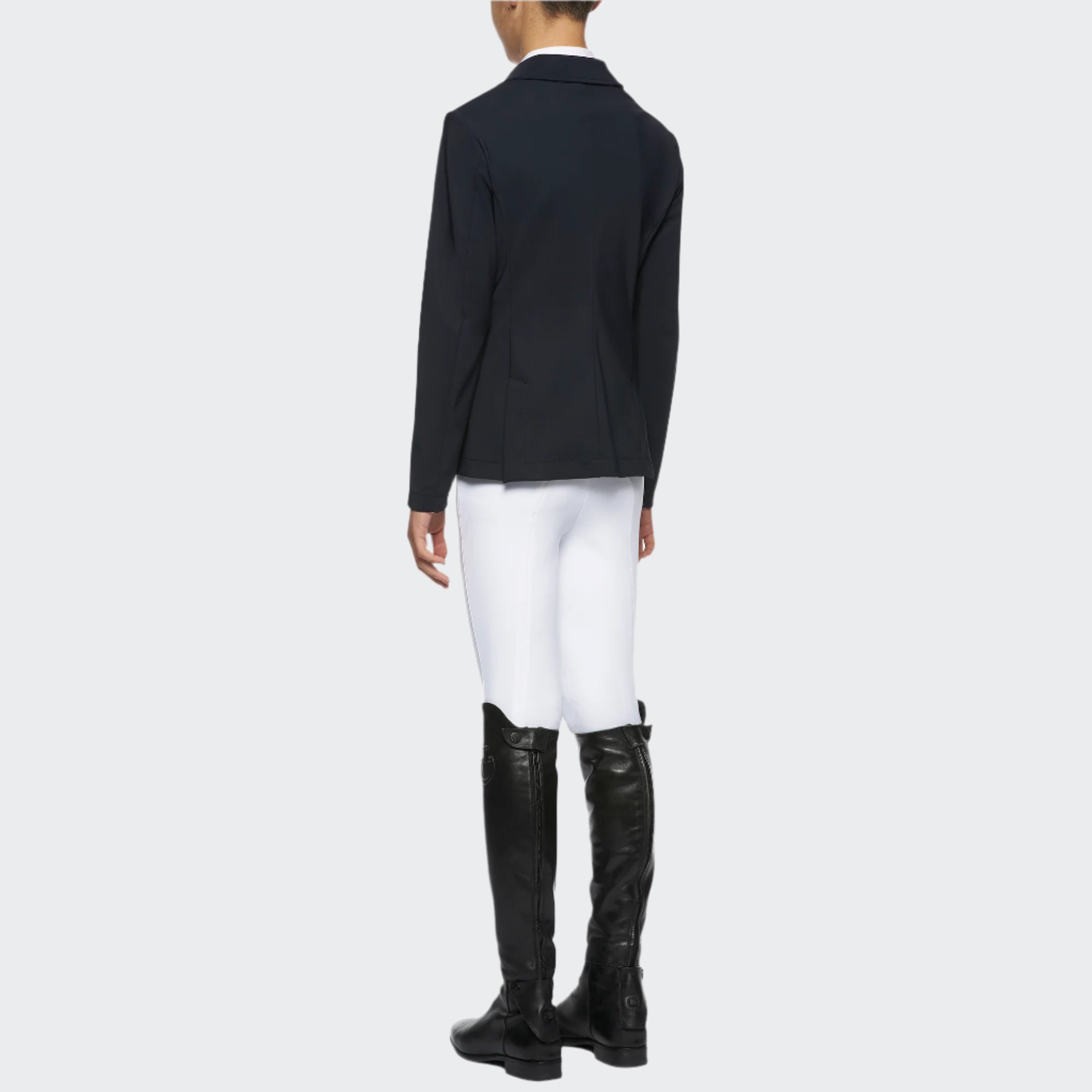 Boys Lightweight Jersey Zip Riding Jacket | Navy