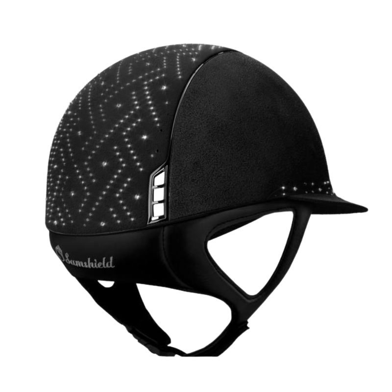 product shot image of the Custom Aztec Miss Shield Premium With Top & Frontal Band - Black