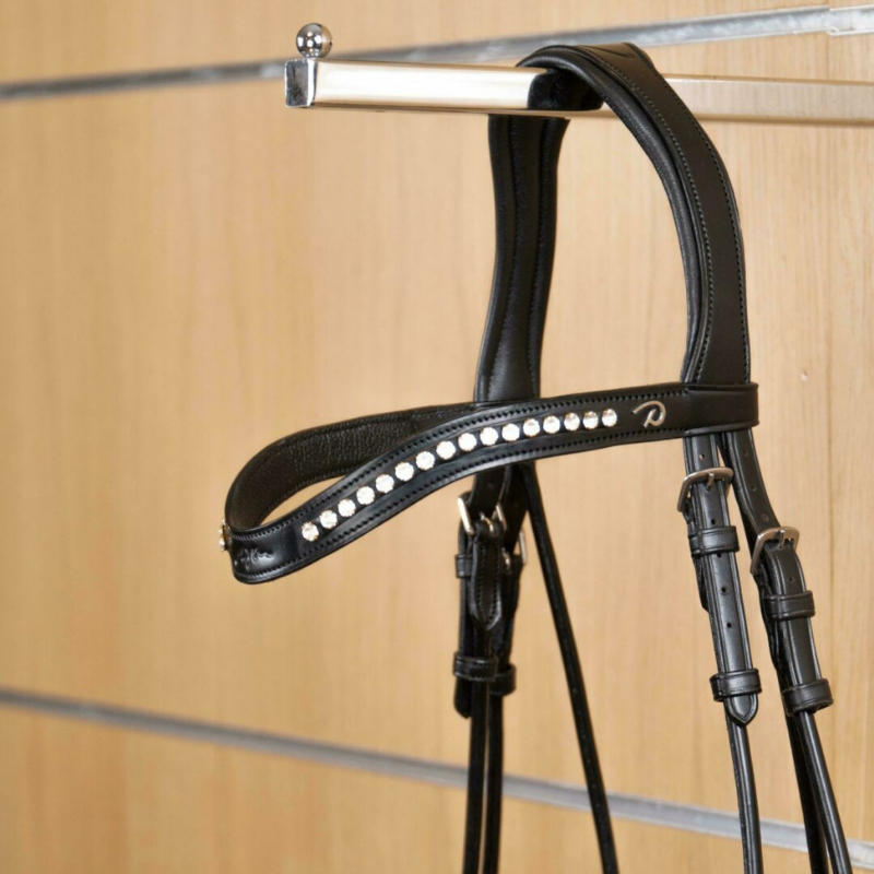 product shot image of the Dressage Half Swarovski V-Shaped Browband