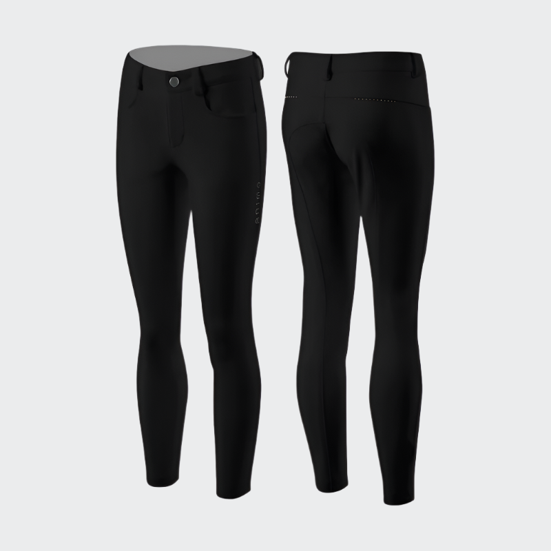 product shot image of the Girls Nazare Riding Breeches - Black