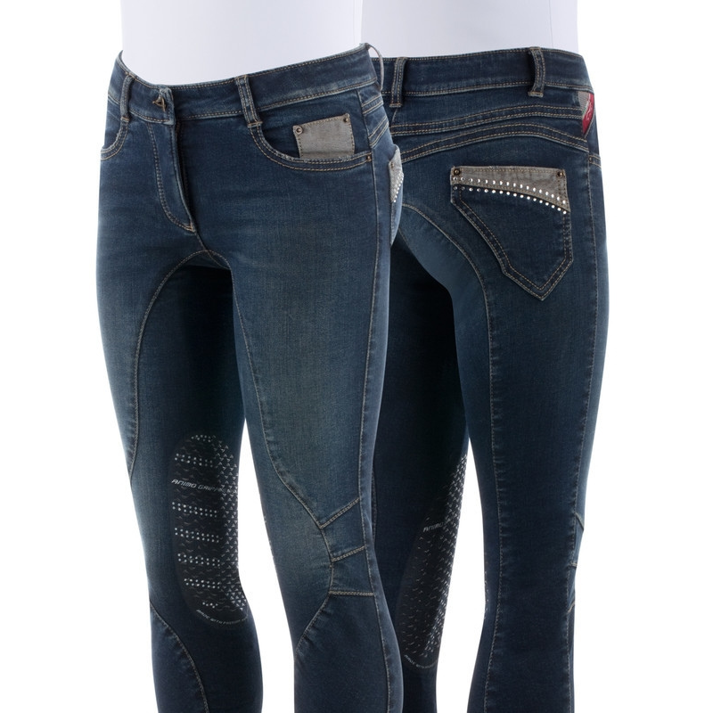product shot image of the animo girls nabina denim breeches