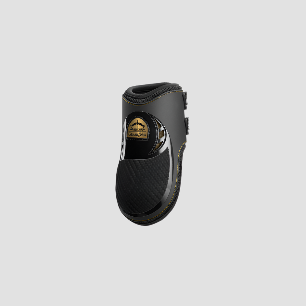product shot image of the veredus veredus grand slam carbon gel fetlock boots black
