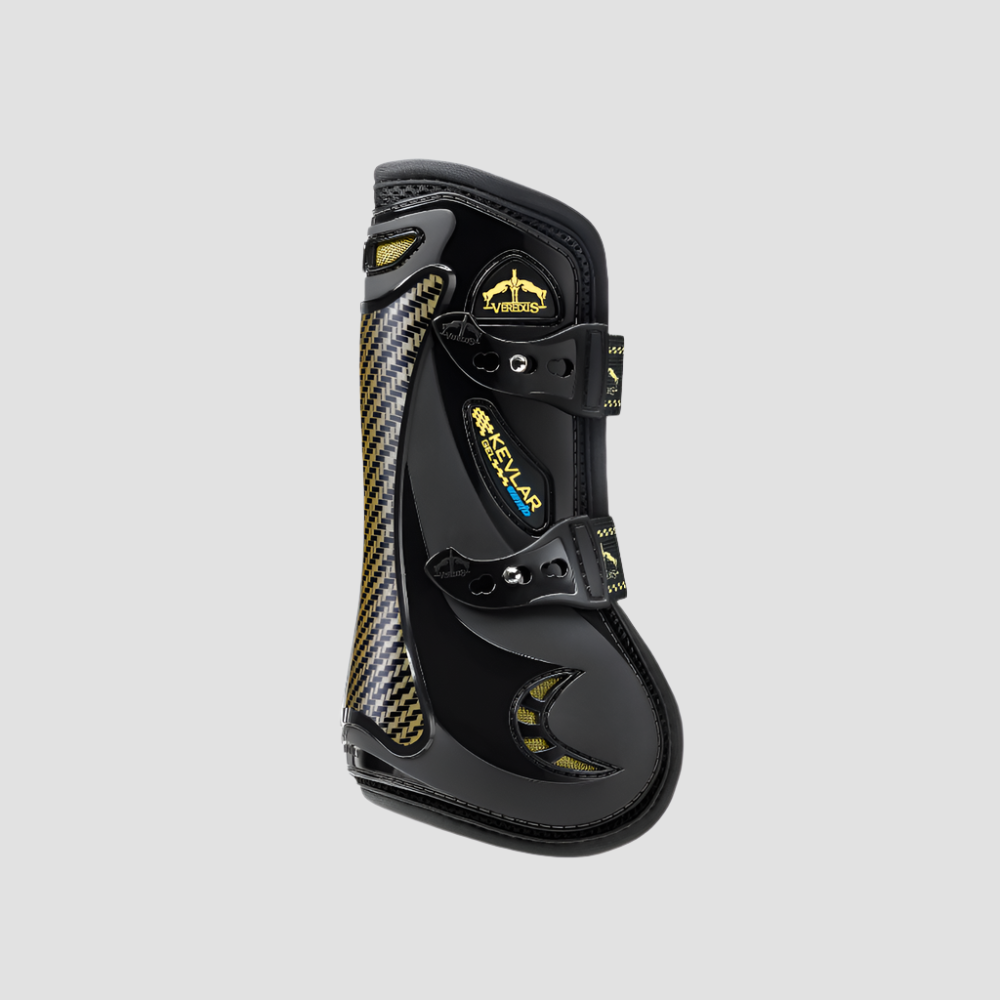 product shot image of the veredus veredus kevlar gel vento tendon boots black
