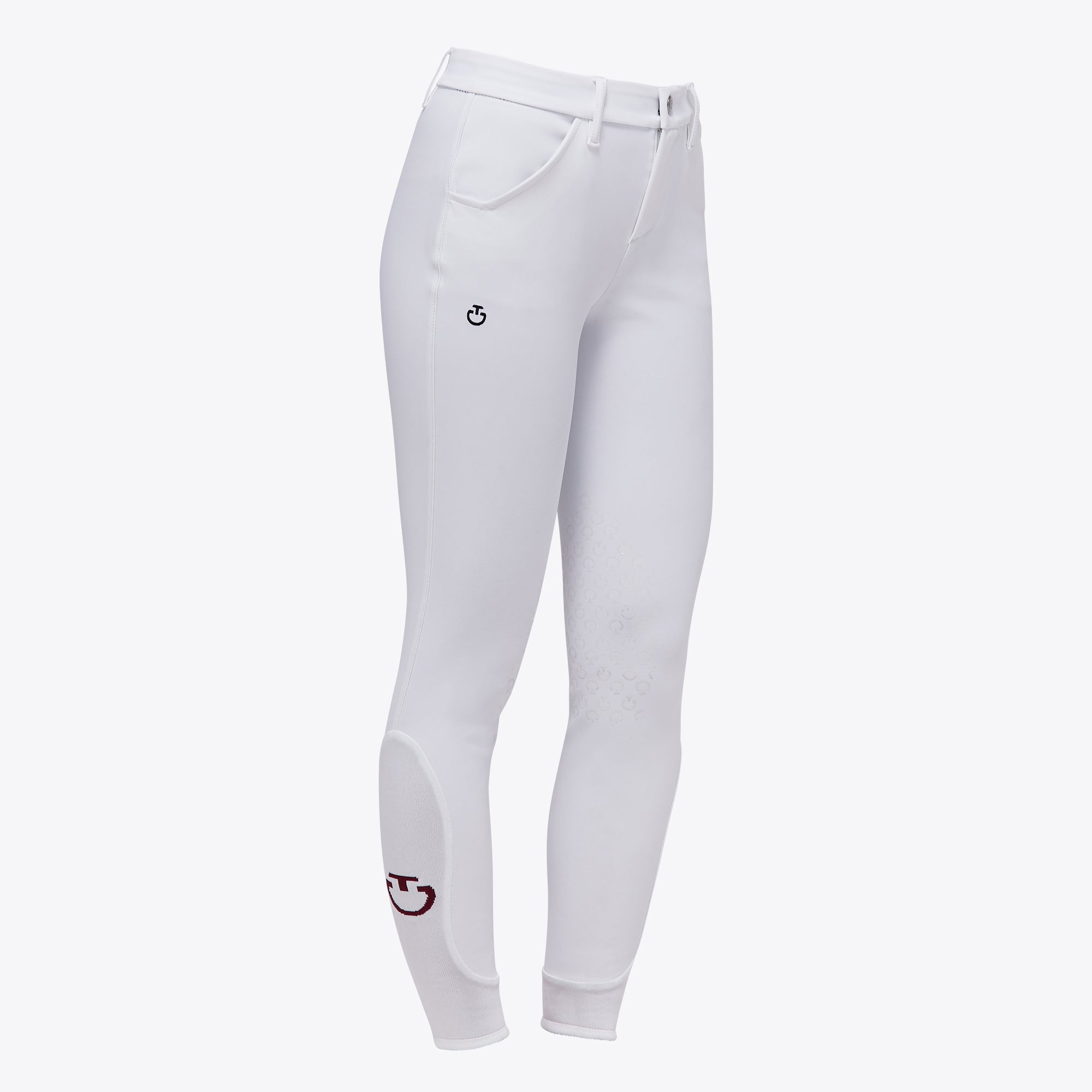 Young Riders CT Unisex Breeches | Knee Grip | White