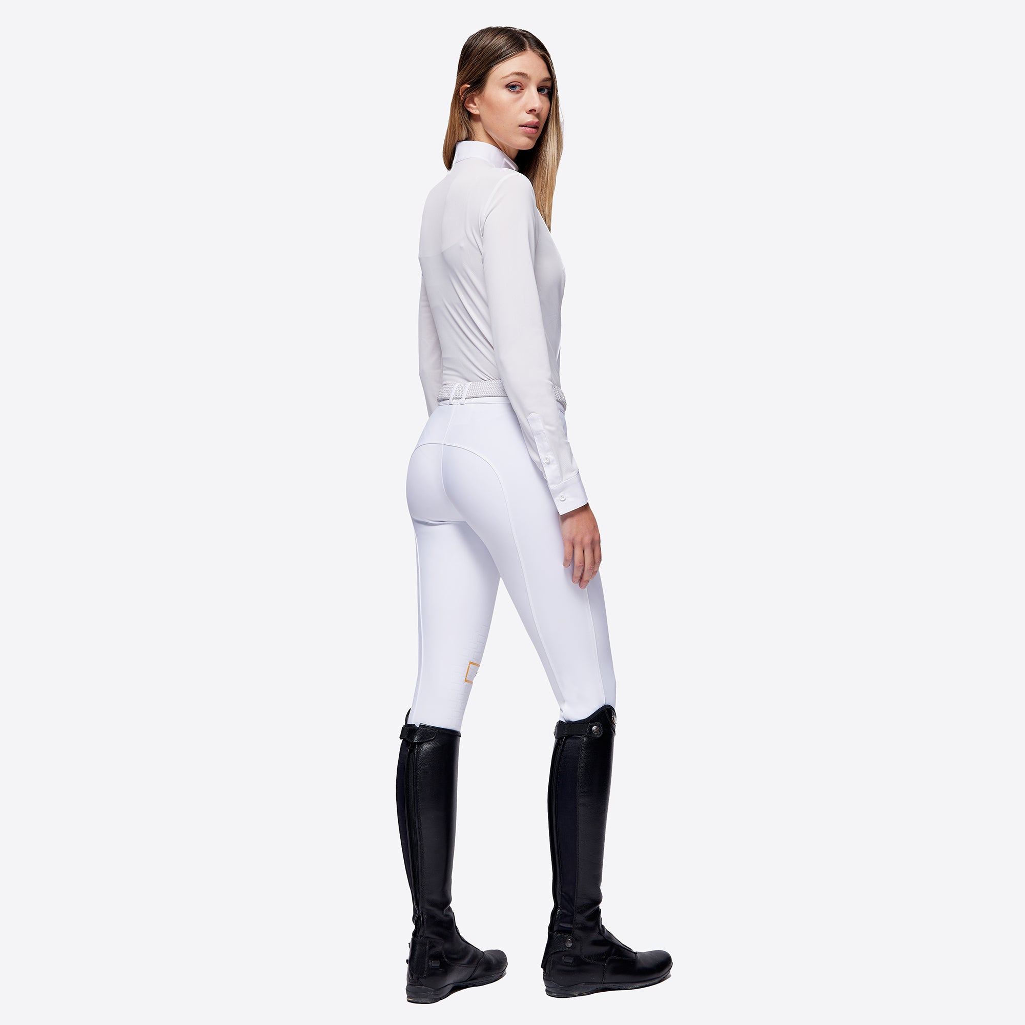 product shot image of the Ladies RG High Waist Breeches - White