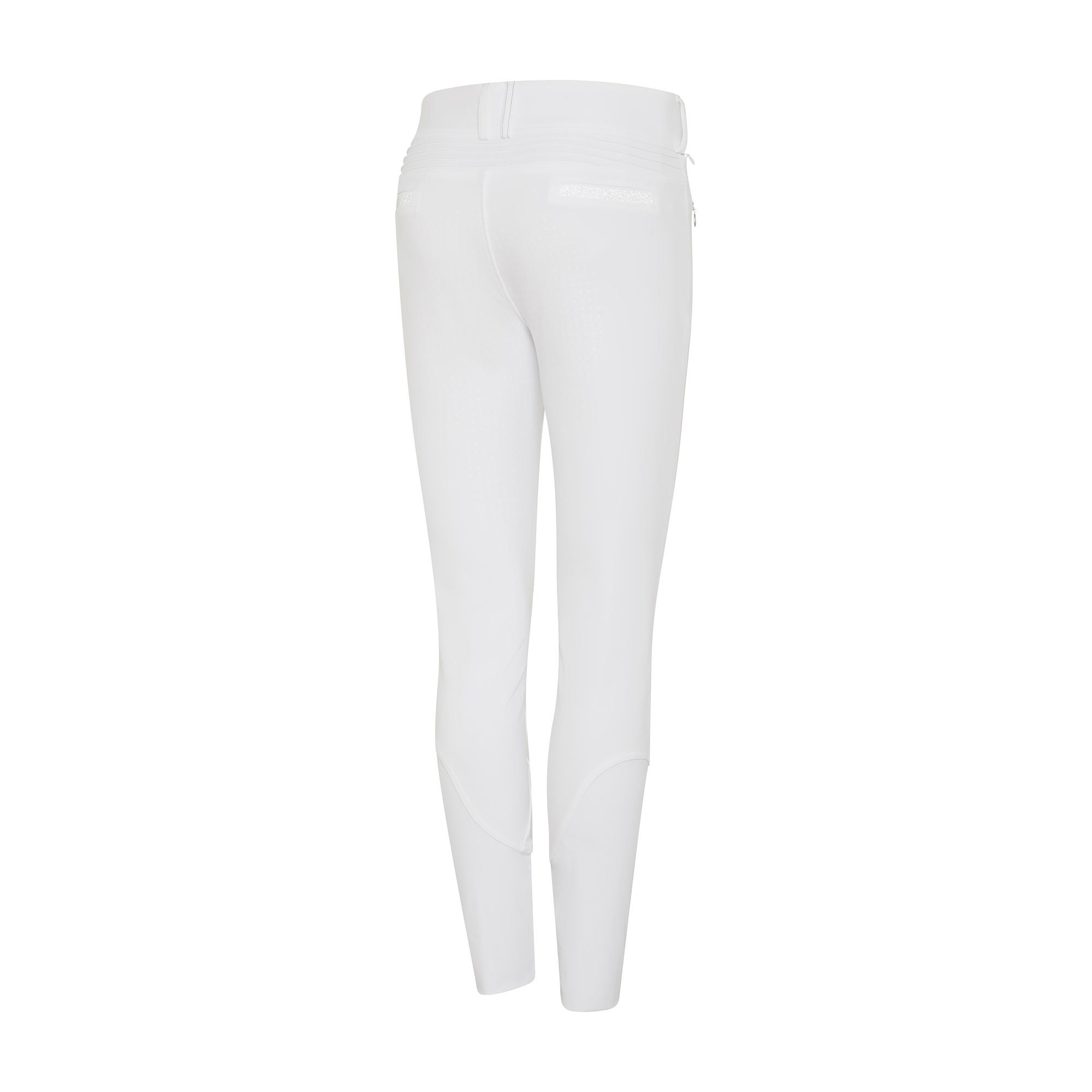Ladies Clara Breeches | High Rise | Full Grip | White