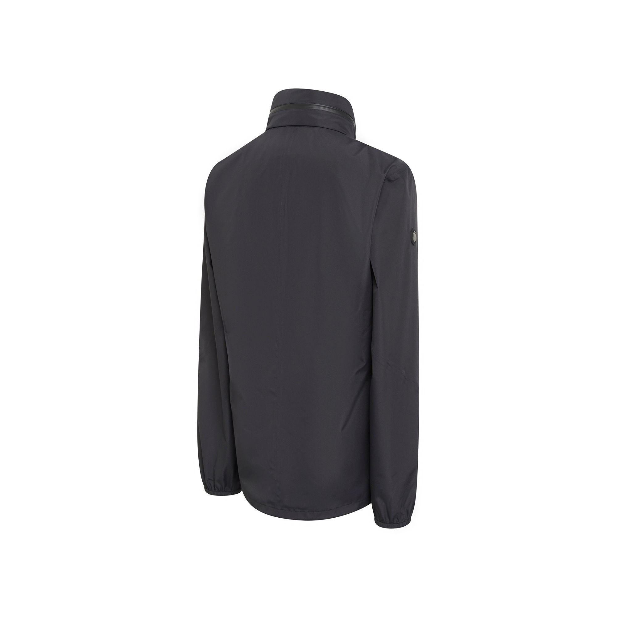 Mens Ian Short Raincoat - Black