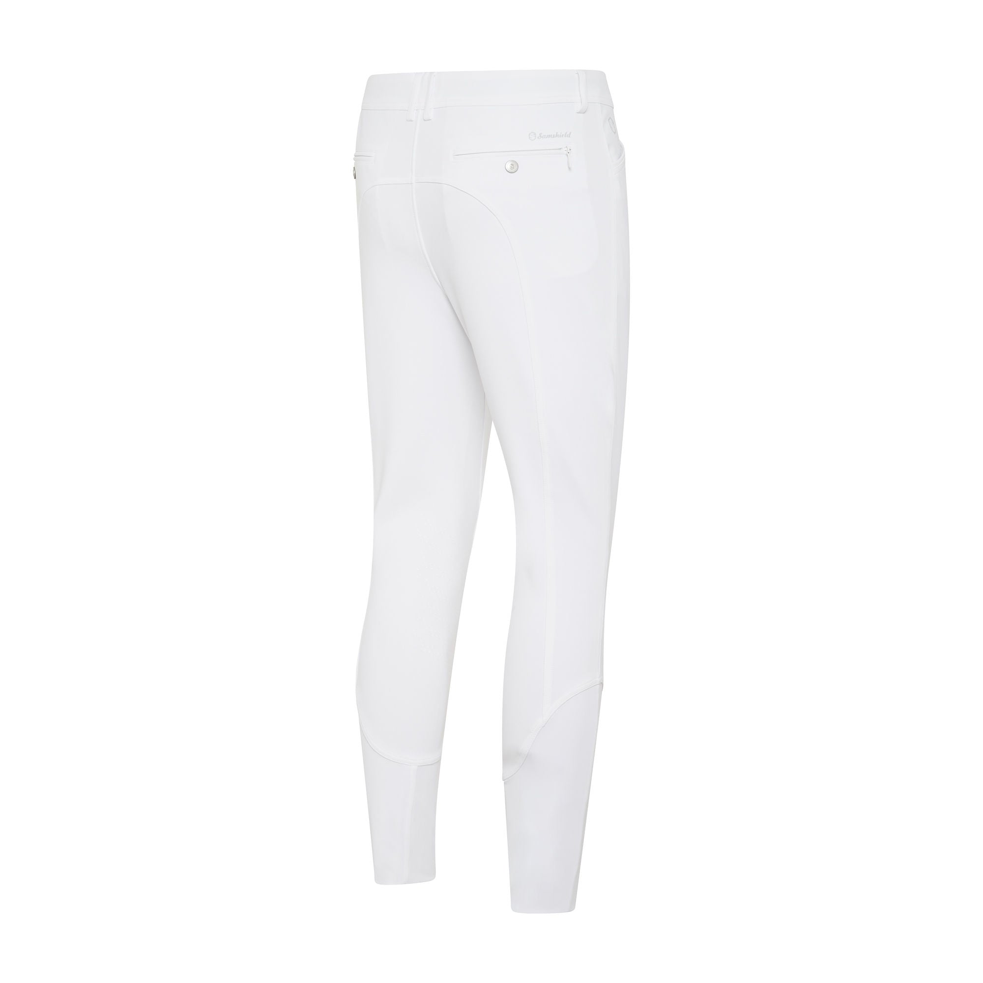 Mens Raphael Matt Breeches | Knee Grip | White