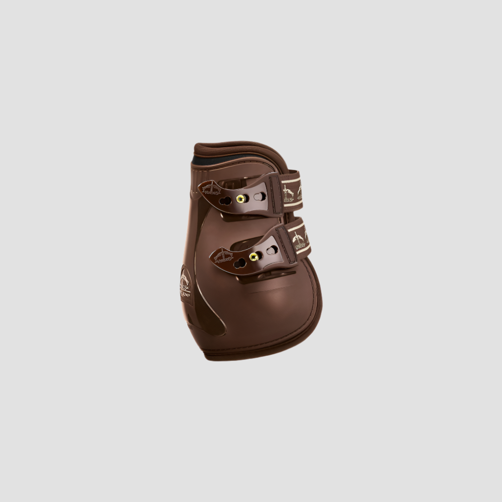 product shot image of the veredus veredus pro jump elastic fetlock boots brown