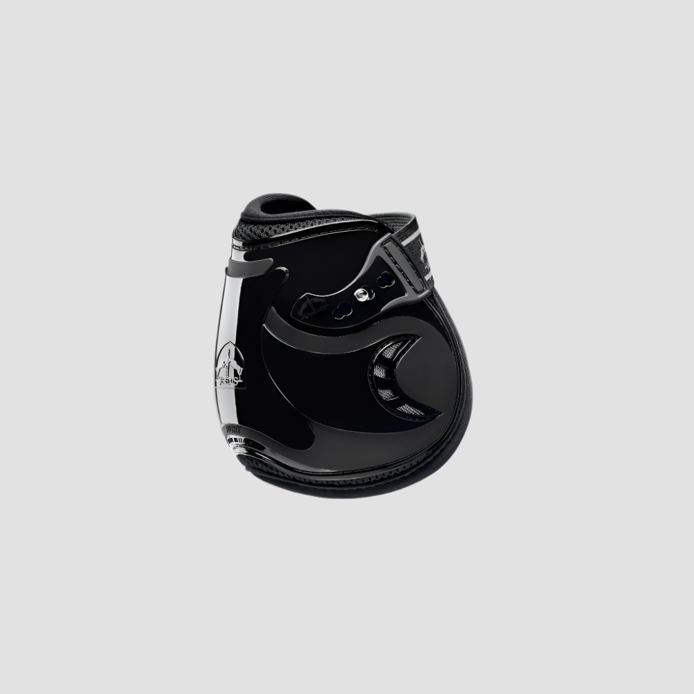 product shot image of the veredus veredus pro jump short vento elastic fetlock boots black
