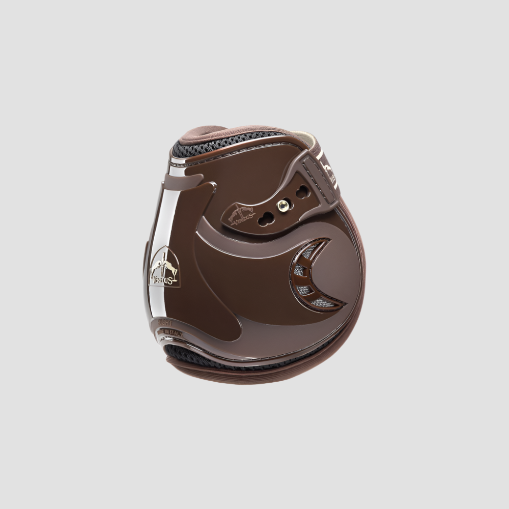 product shot image of the veredus veredus pro jump short vento elastic fetlock boots brown