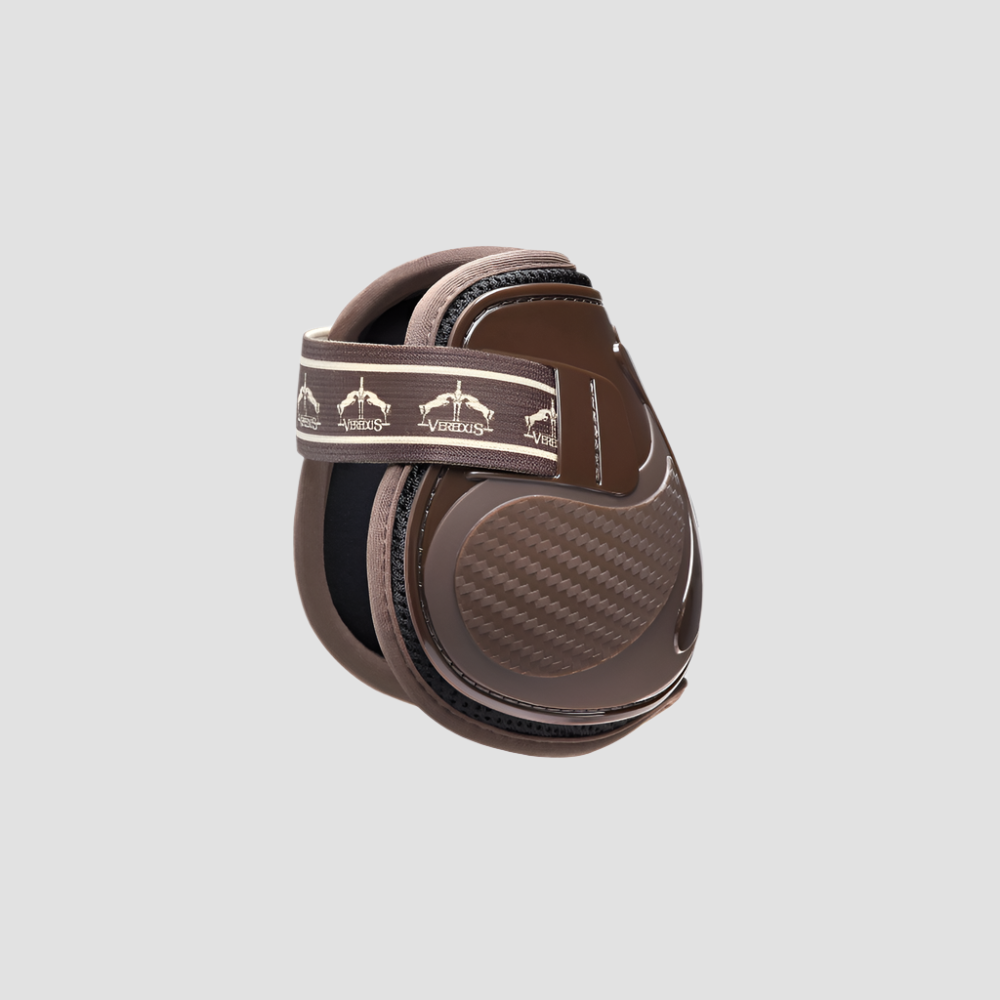 product shot image of the Pro Jump Short Vento Elastic Fetlock Boots - Brown