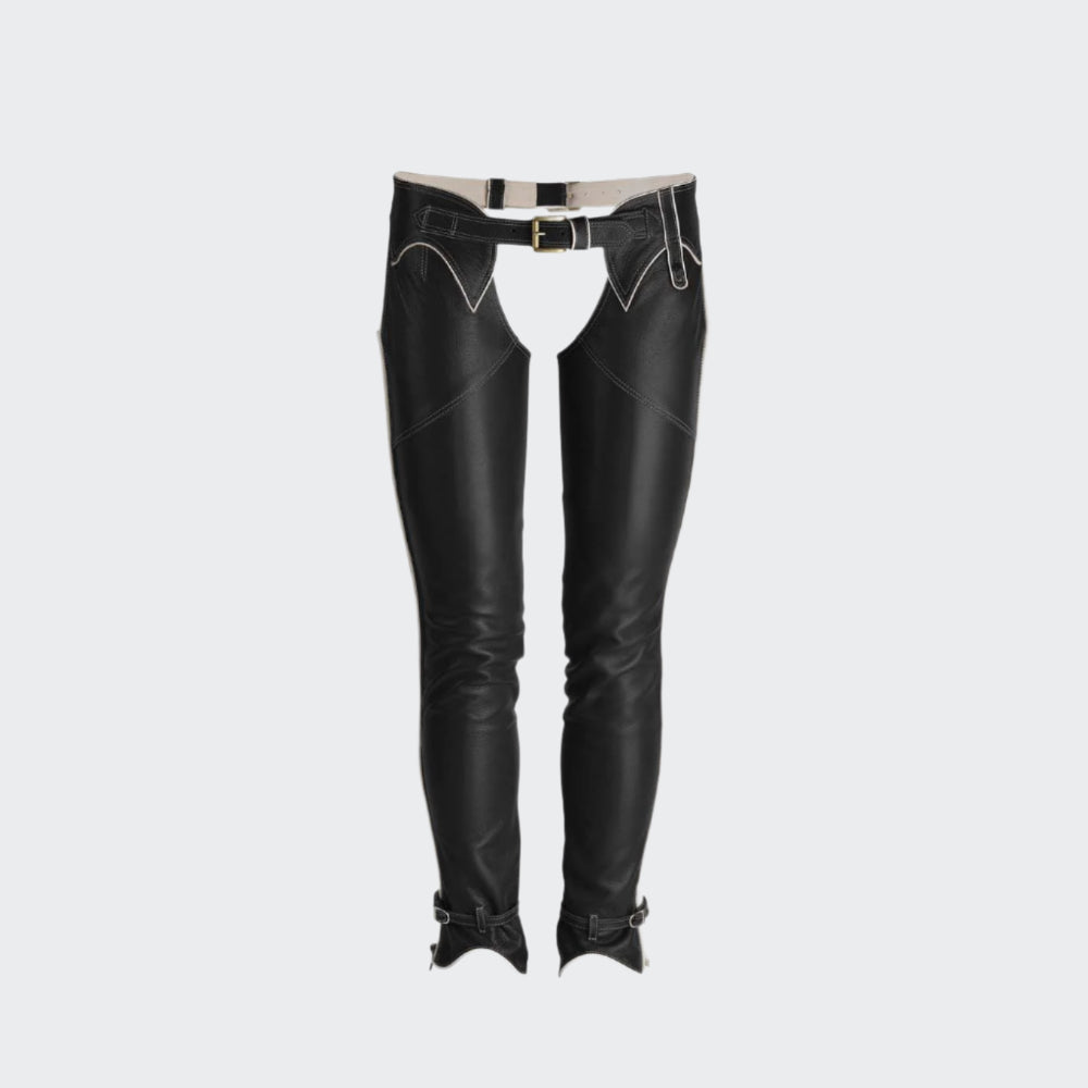 product shot image of the parlanti classic chaps black