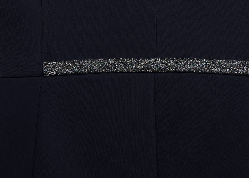 product shot image of the Ladies Dressage Frac Crystal Fabric - Navy