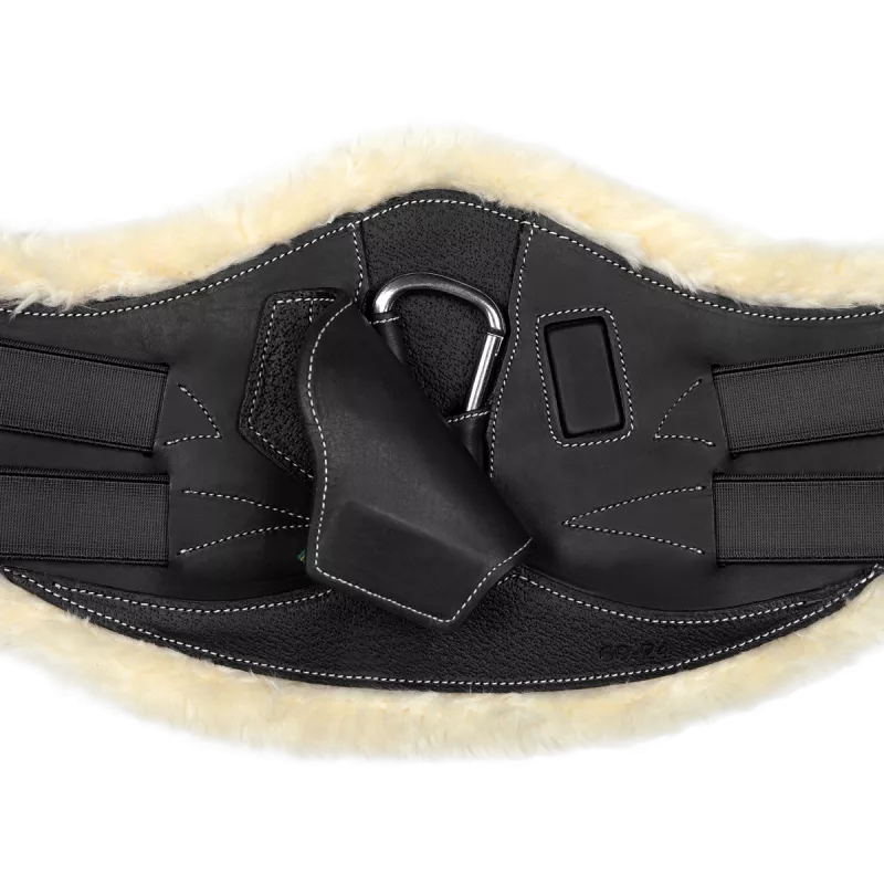 product shot image of the V-Strap Girth with Removable Sheepskin Lining