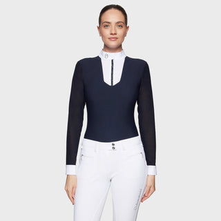 Ladies Faustine Premium Show Shirt | Navy