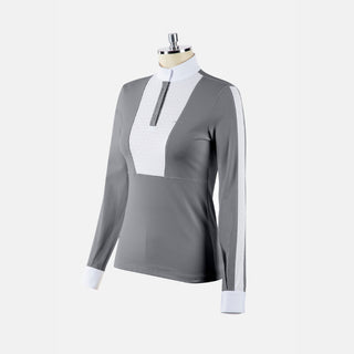 Ladies Brulla Long Sleeve Show Shirt | Grey