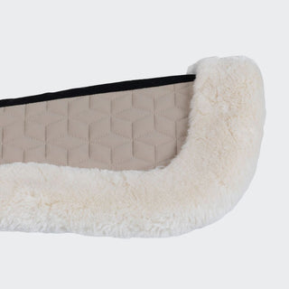 Technical Fabric + Sheepskin Half Pad | Cobblestone