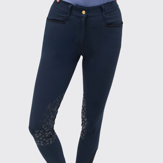 Ladies Giovani Light Grip Breeches | Medium Rise | Dark Baltique