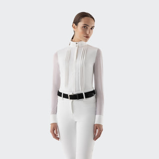 Ladies Eqgelsa Show Shirt | Long Sleeves | White