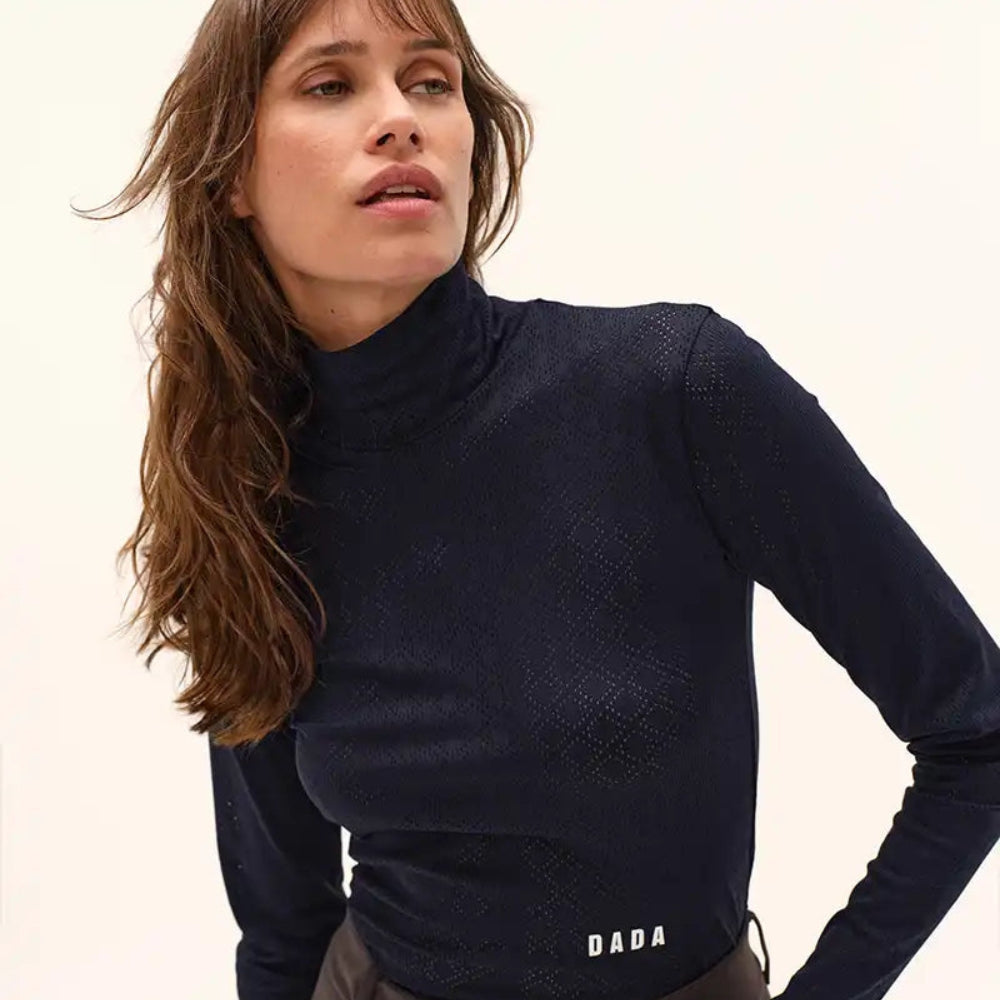 Calder Long Sleeve Training Polo | Navy