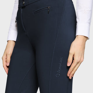 Ladies Omega Sport Breeches | Medium Rise | Navy