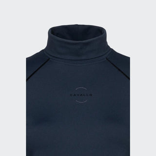 Ladies Cavaldesa Turtleneck Polo | Navy