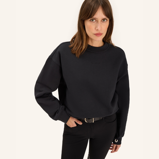Ladies Birman Cotton Sweatshirt | Coal