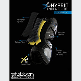 Hybrid Carbon Tendon Boots | Black
