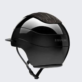 Xanto Helmet | Standard Visor Visor | Rain Of Diamonds | With Logo | Glossy Black