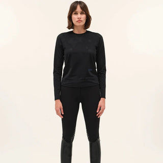 Ladies Jazz Micro Perforated Training Polo | Black