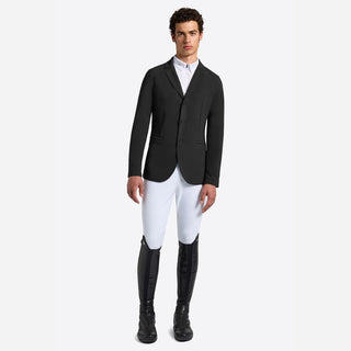 Mens RG Italy Button Show Jacket | Black