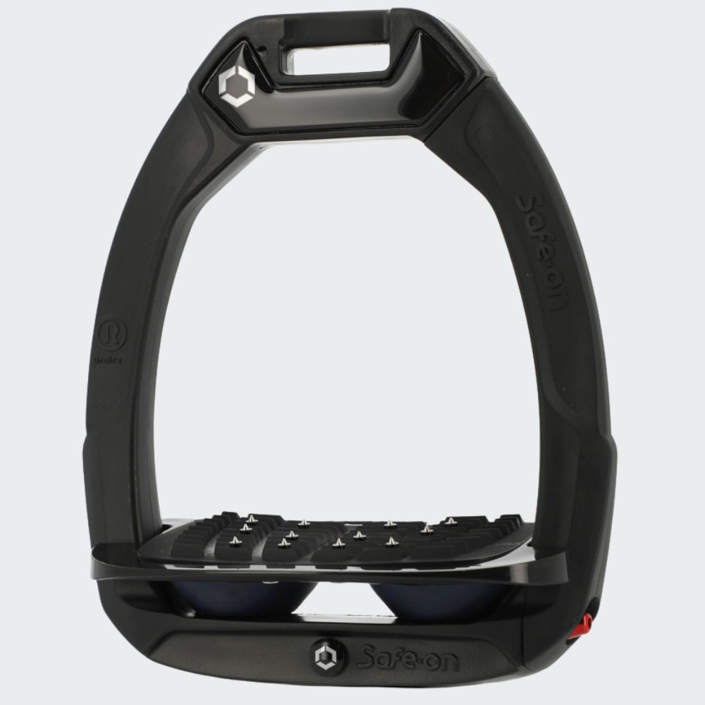 Safe-On Stirrups | Total Black | Navy