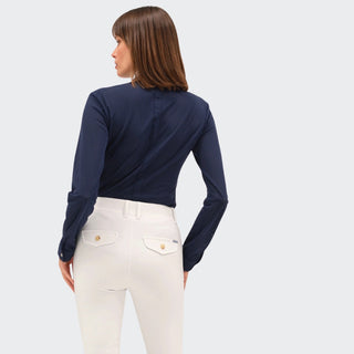 Ladies Helios Long Sleeve Show Shirt | Dark Baltique