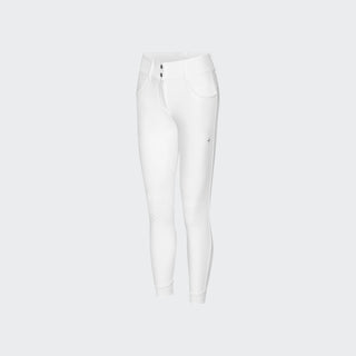 Ladies Athletic Breeches | High Rise | White