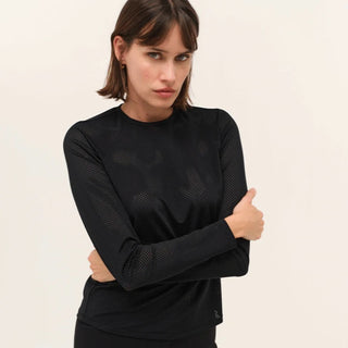 Ladies Jazz Micro Perforated Training Polo | Black
