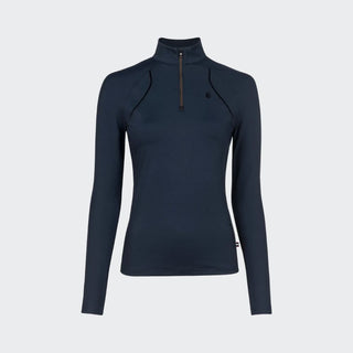 Ladies Cavaldivya Half Zip Training Polo | Navy