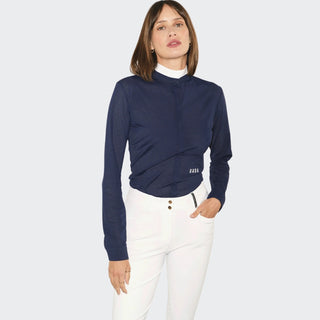 Ladies Helios Long Sleeve Show Shirt | Dark Baltique