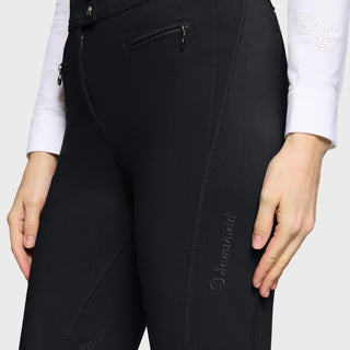 Ladies Omega Sport Breeches | Medium Rise | Black