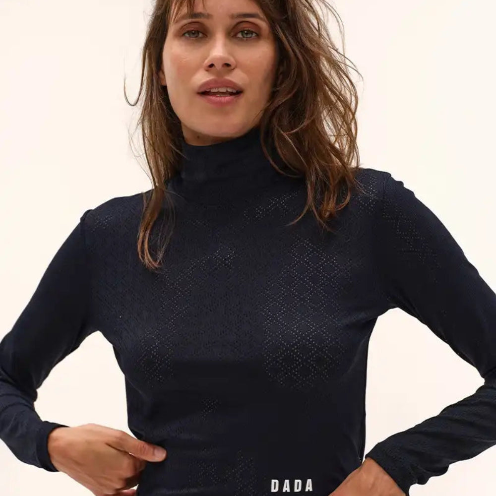 Calder Long Sleeve Training Polo | Navy