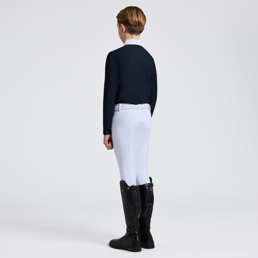 Boys CT Jersey Print Logo Show Shirt | Long Sleeve | Navy